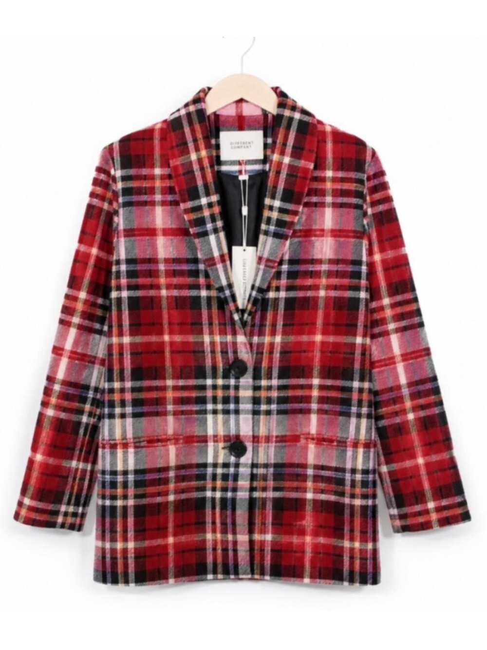 Derek Lam 10 Crosby Plaid Wool Blend Blazer Coat NWT Size 10 $595 - Picture 1 of 13